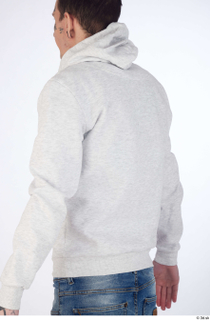 Dio casual dressed upper body white hoodie 0004.jpg